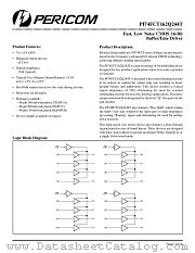 PI74FCT162Q244TV datasheet pdf Pericom Technology