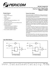 PI74FCT162Q374TA datasheet pdf Pericom Technology