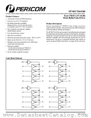 PI74FCT163240A datasheet pdf Pericom Technology