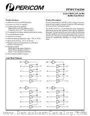 PI74FCT163244V datasheet pdf Pericom Technology