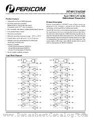 PI74FCT163245V datasheet pdf Pericom Technology