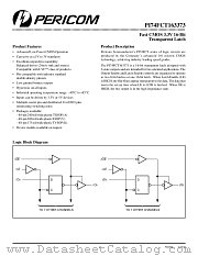PI74FCT163373K datasheet pdf Pericom Technology
