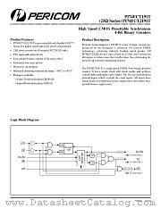 PI74FCT191TS datasheet pdf Pericom Technology