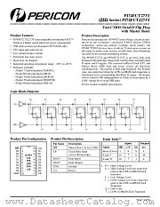 PI74FCT273TS datasheet pdf Pericom Technology