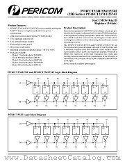 PI74FCT2374TP datasheet pdf Pericom Technology