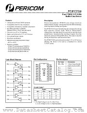 PI74FCT3244R datasheet pdf Pericom Technology