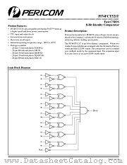 PI74FCT521TP datasheet pdf Pericom Technology