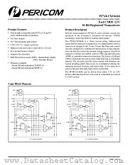 PI74LCX16646A datasheet pdf Pericom Technology