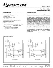 PI74LCX16652A datasheet pdf Pericom Technology