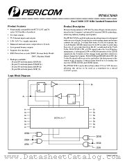 PI74LCX543Q datasheet pdf Pericom Technology