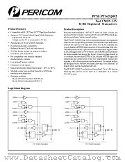 PI74LPT162Q952V datasheet pdf Pericom Technology