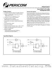 PI74LPT16373V datasheet pdf Pericom Technology