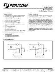 PI74LPT16374V datasheet pdf Pericom Technology