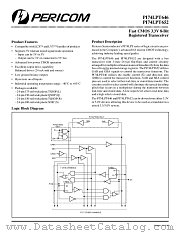 PI74LPT652L datasheet pdf Pericom Technology