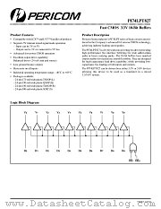 PI74LPT827S datasheet pdf Pericom Technology