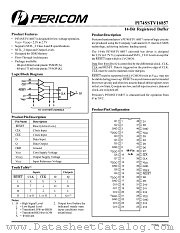 PI74SSTV16857A datasheet pdf Pericom Technology