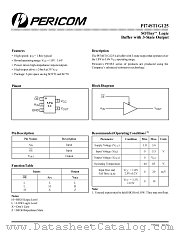 PI74ST1G125C datasheet pdf Pericom Technology
