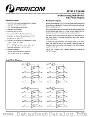 PI74VCX16240V datasheet pdf Pericom Technology