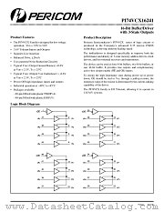 PI74VCX16241V datasheet pdf Pericom Technology