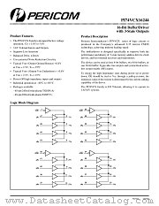 PI74VCX16244V datasheet pdf Pericom Technology
