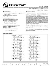 PI74VCX16245V datasheet pdf Pericom Technology