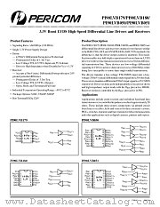 PI90LVB051W datasheet pdf Pericom Technology