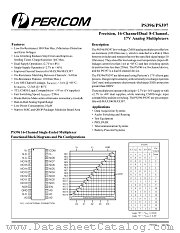 PS396EPI datasheet pdf Pericom Technology