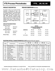 VTS3182 datasheet pdf PerkinElmer Optoelectronics