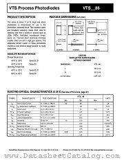 VTS2086 datasheet pdf PerkinElmer Optoelectronics