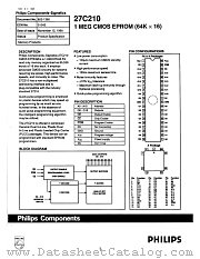 27C210I20N datasheet pdf Philips