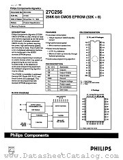 27C256I15D datasheet pdf Philips