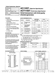 74ACT11657D datasheet pdf Philips