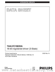 74ALVC16835DGG datasheet pdf Philips