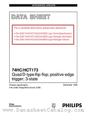 74HCT173U datasheet pdf Philips