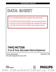 74HC238U datasheet pdf Philips