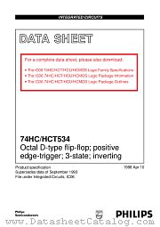 74HC534N datasheet pdf Philips