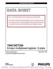 74HC_HCT356 datasheet pdf Philips