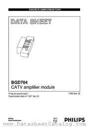 BGD704_07S datasheet pdf Philips