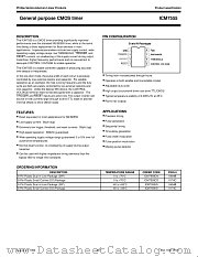 ICM7555IFE datasheet pdf Philips