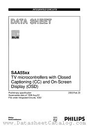 SAA5500PS_M1A_0000 datasheet pdf Philips