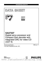 SAA7327H_M2A datasheet pdf Philips