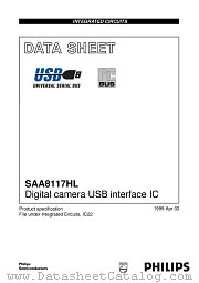 SAA8117HL_C2 datasheet pdf Philips