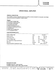 TCA520B datasheet pdf Philips