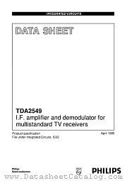 TDA2549_C4 datasheet pdf Philips