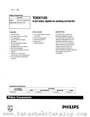 TDE8712D datasheet pdf Philips