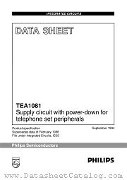 TEA1081T_C2 datasheet pdf Philips
