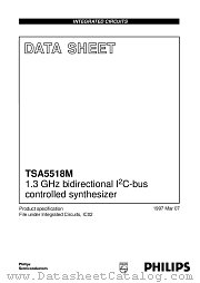 TSA5518M_C3 datasheet pdf Philips
