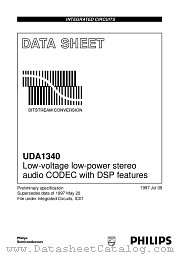 UDA1340M_N1 datasheet pdf Philips