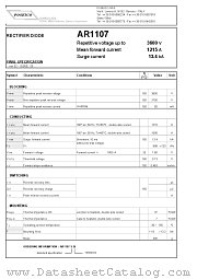 AR1107S36 datasheet pdf POSEICO SPA