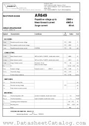 AR649S25 datasheet pdf POSEICO SPA